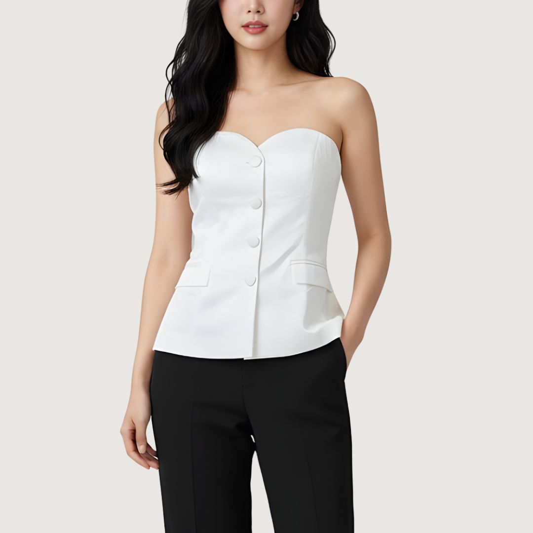 Top Corset Blanc