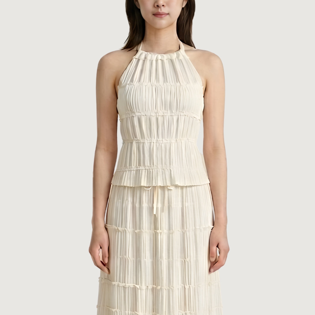 Ivory Breeze Halter Top