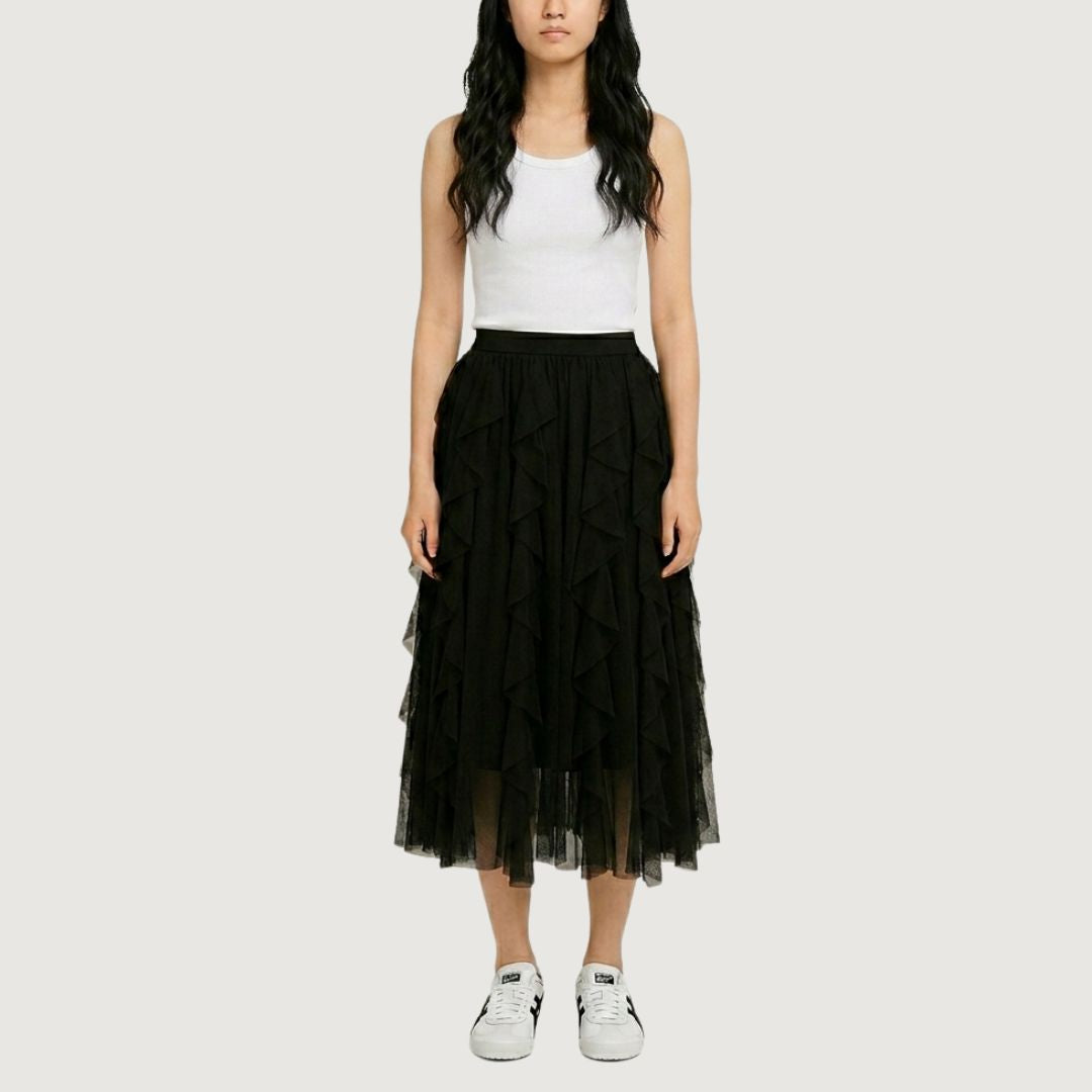 Falda Maxi Ruffle