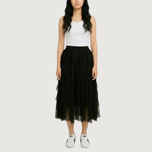 Falda Maxi Ruffle