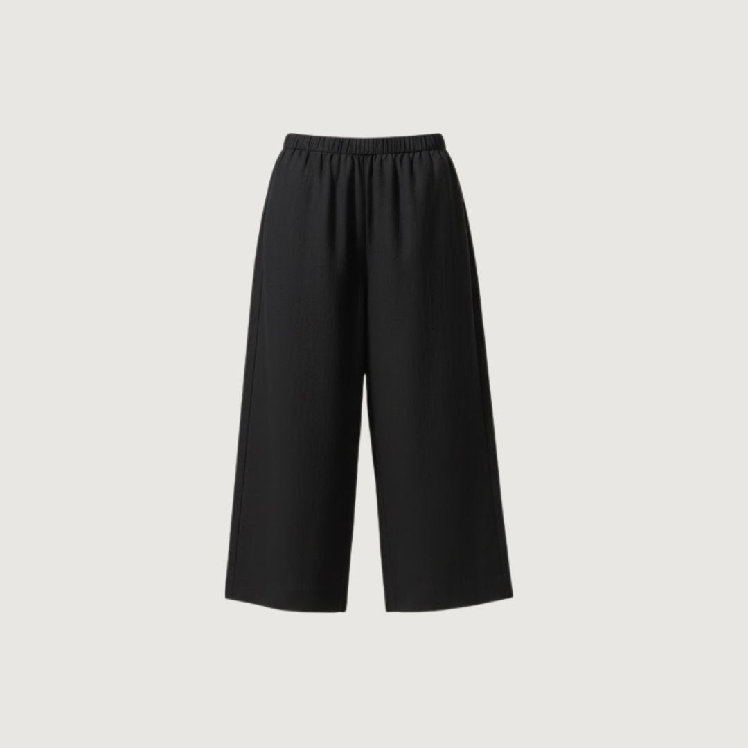 Culotte Negro Plisado