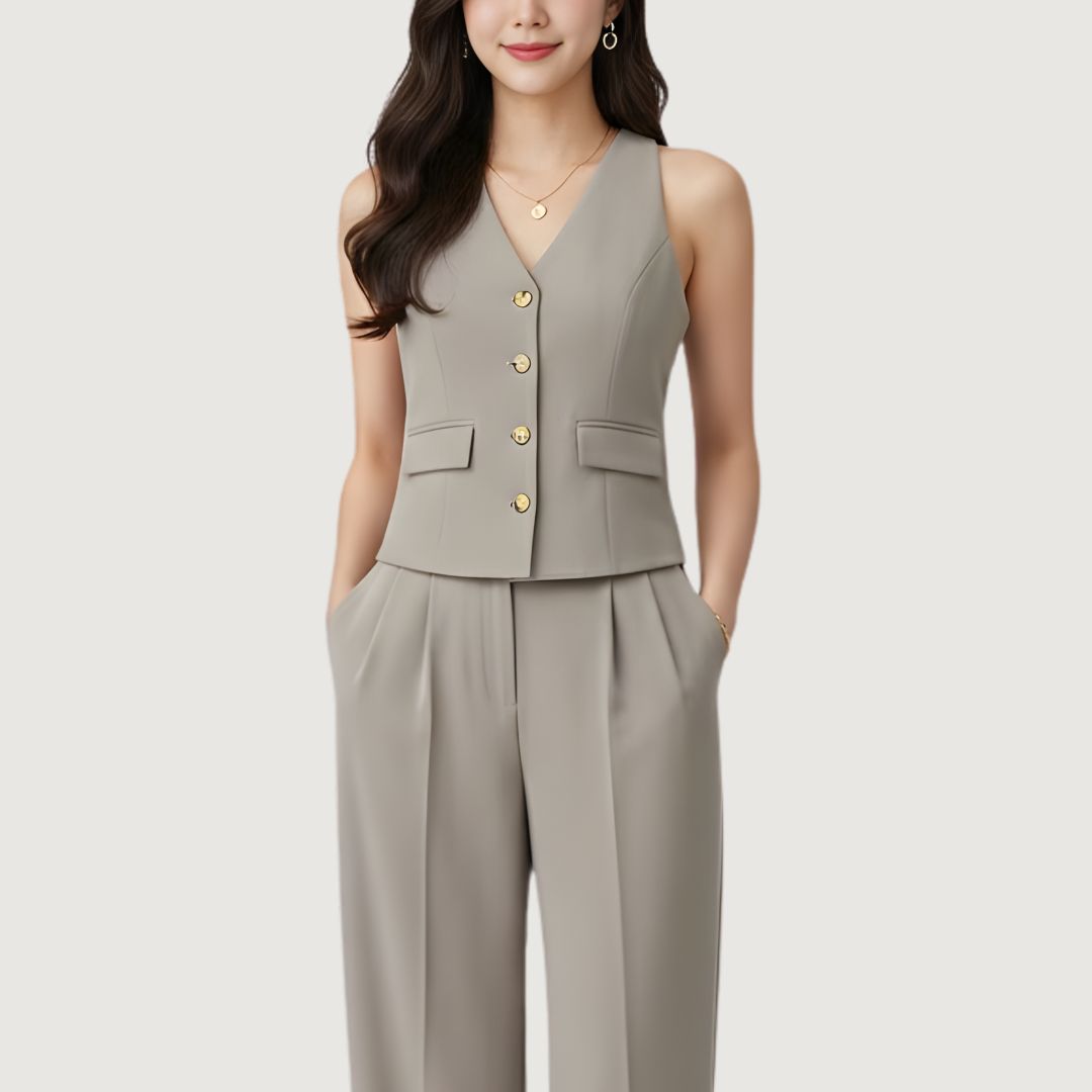 Chaleco Conjunto Formal Halter