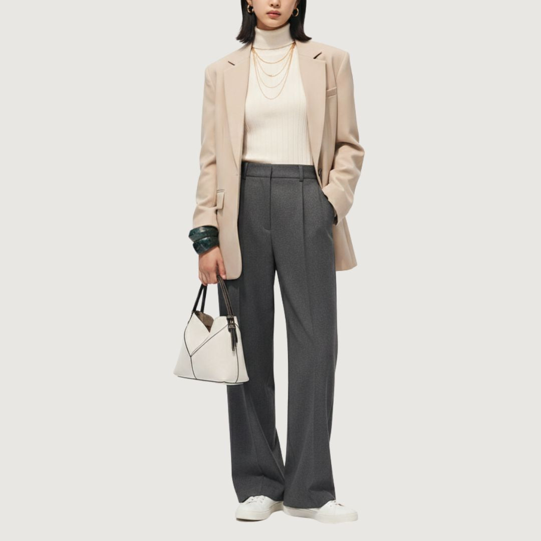 Bolso Baguette Estructurado Canvas