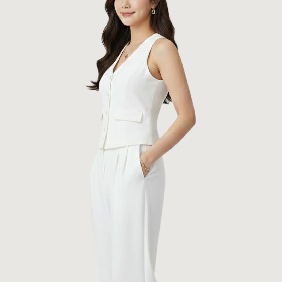Chaleco Conjunto Formal Halter
