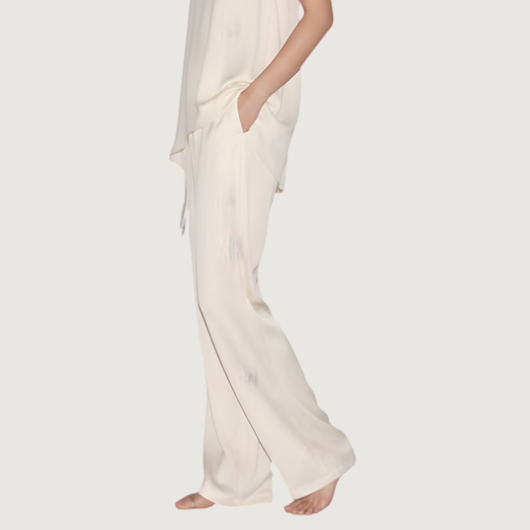 Pantalon Conjunto Halter Satinado