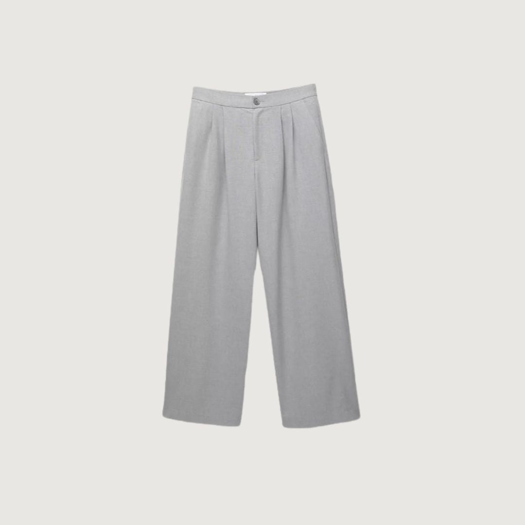 Pantalon Formal Gris Claro - Bom
