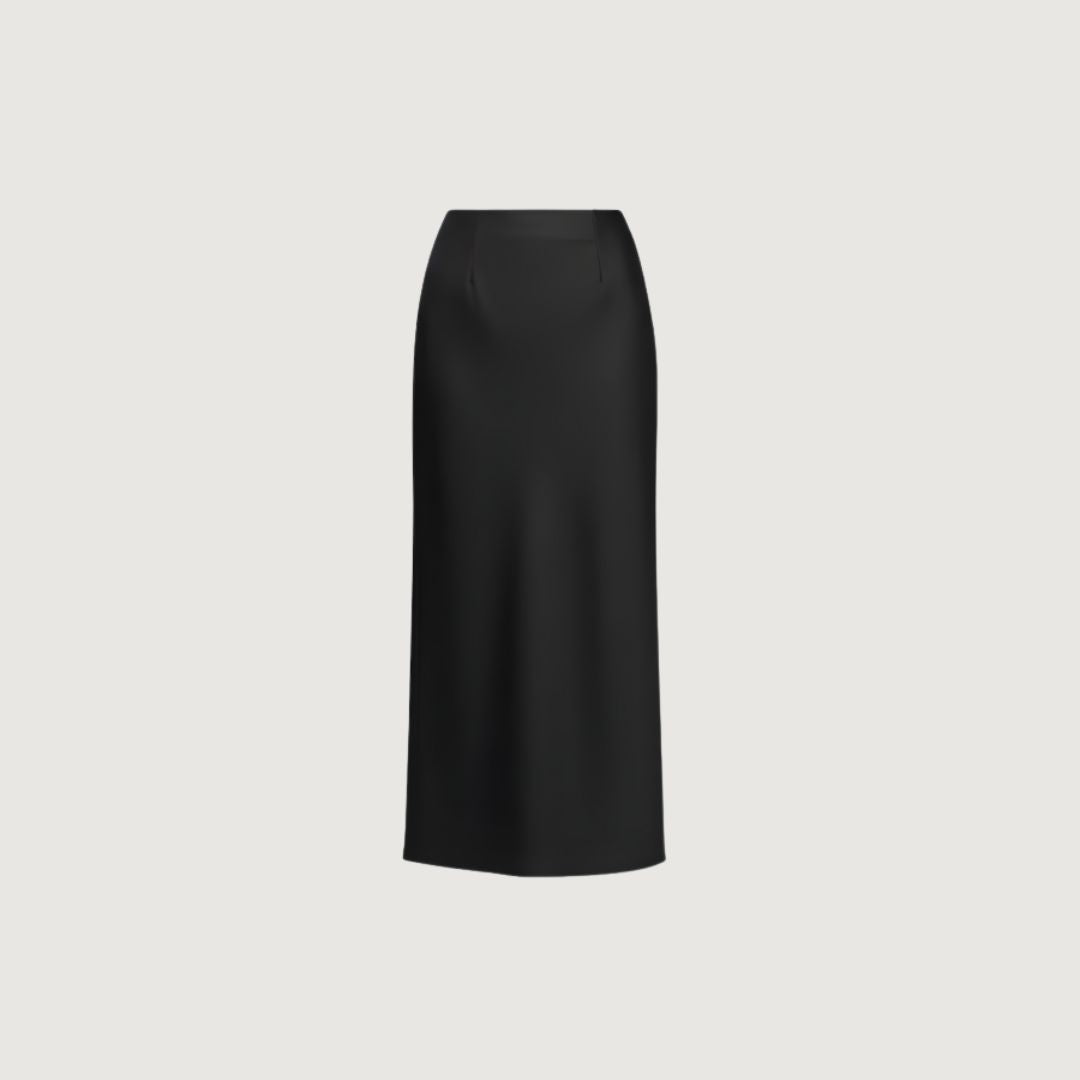 Falda Satin Obsidian