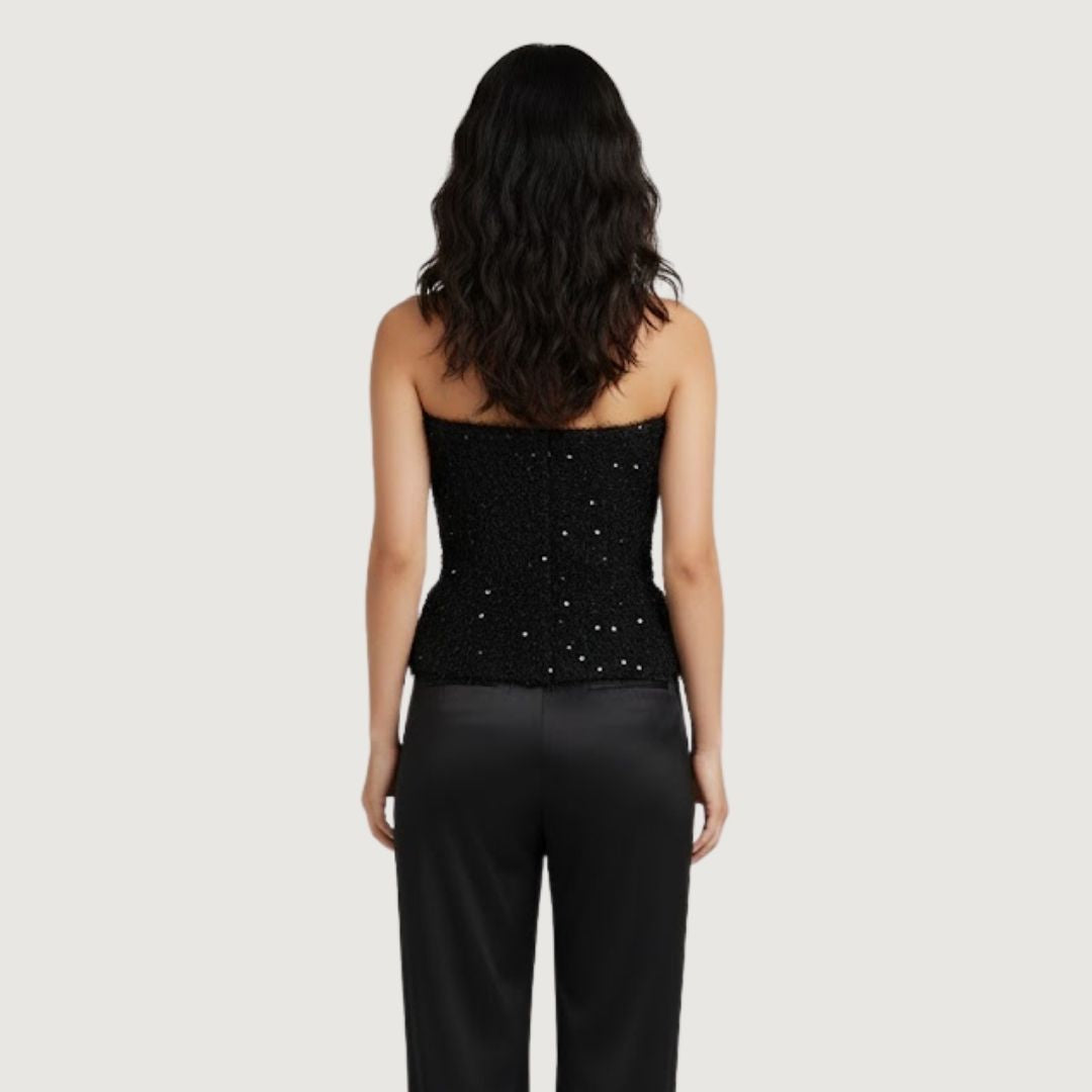 Sparkle Corset Noir