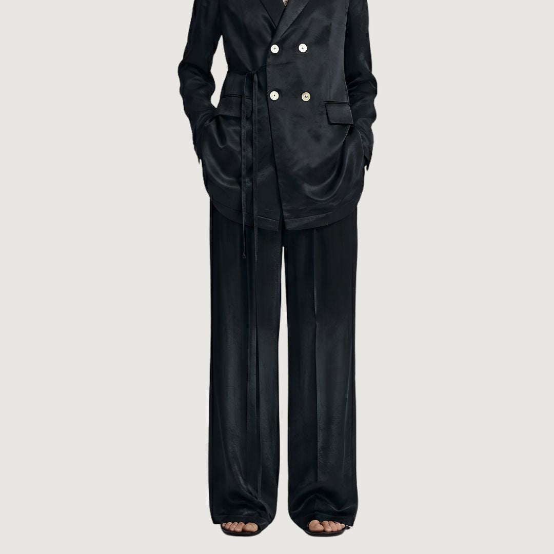 Pantalon Satin Tira Lateral