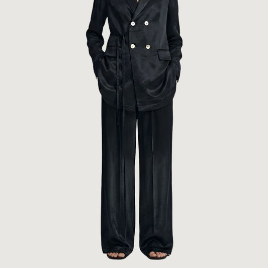 Pantalon Satin Tira Lateral