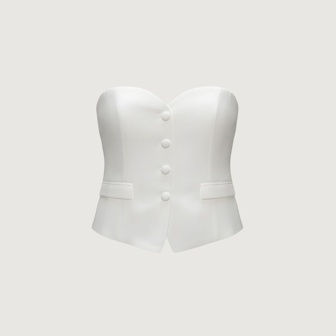 Top Corset Blanc
