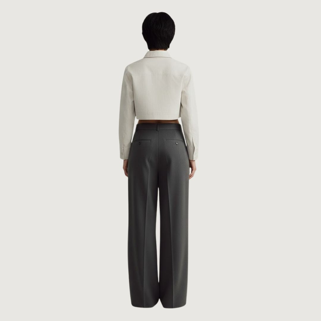 Pantalón Formal Gris - Bom