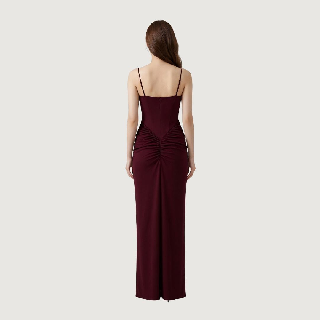 Crimson Hourglass Dress