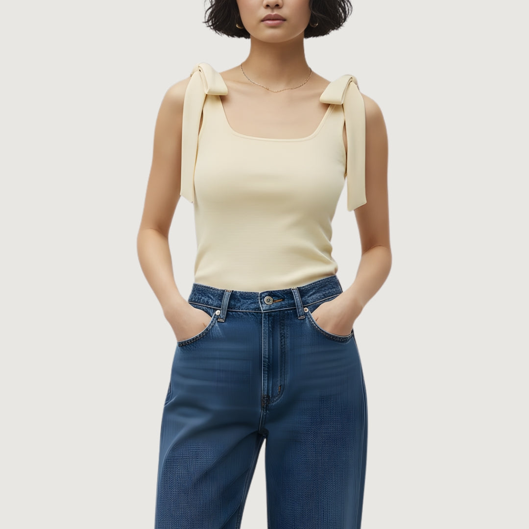 Blusa Moños en Hombros
