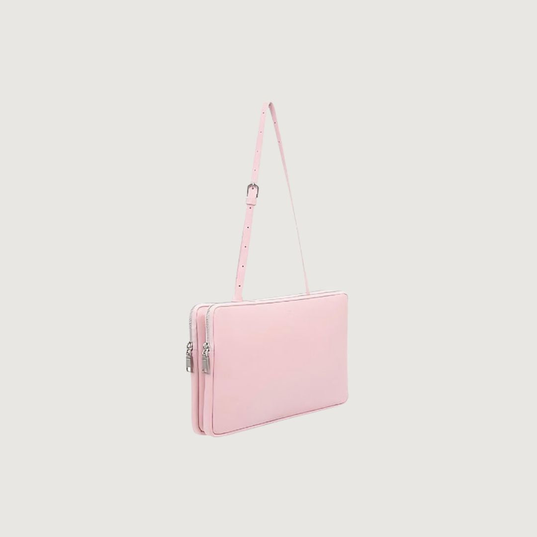 Bolsa Doble Cierre Rosa