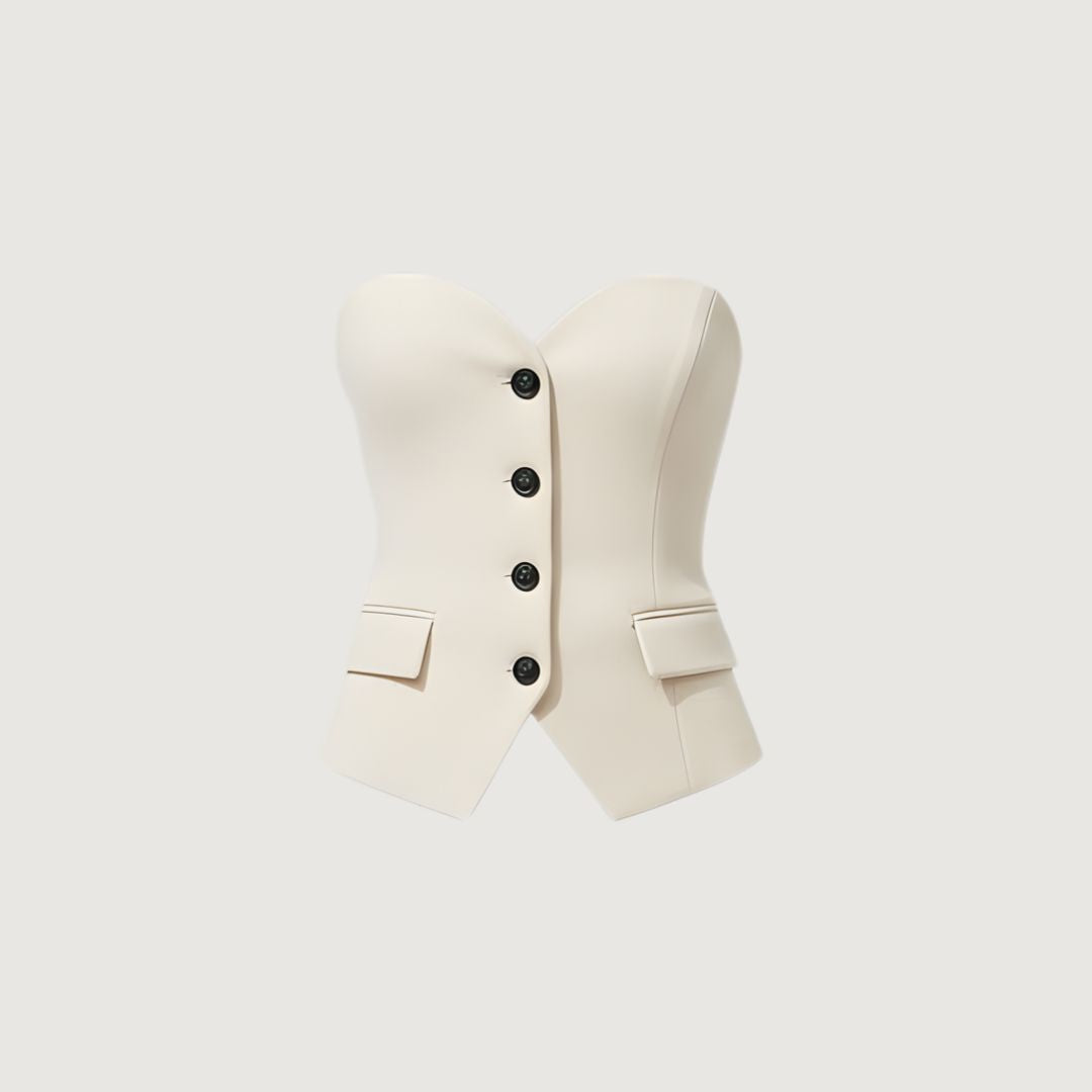 Blusa Conjunto Strapless Formal