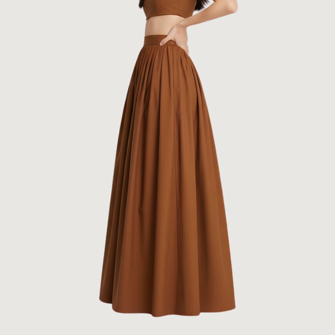 Falda Amplia Mocha Essence