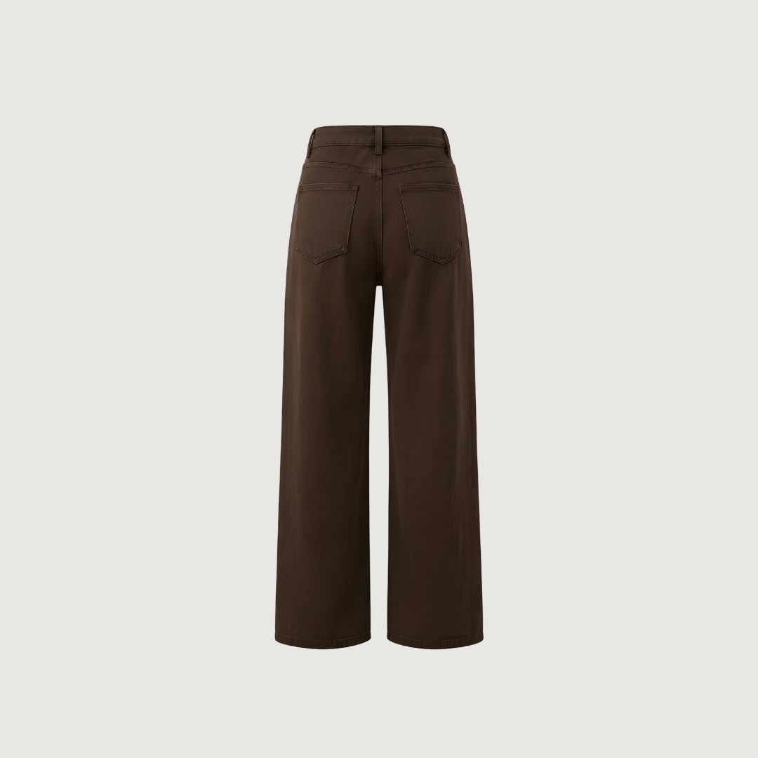 Brown Ease Pants