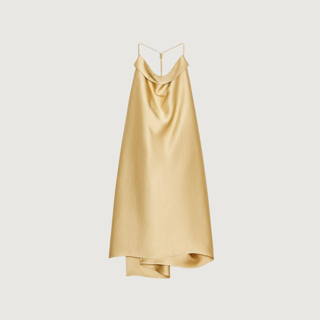 Blusa Satin Golden Flow
