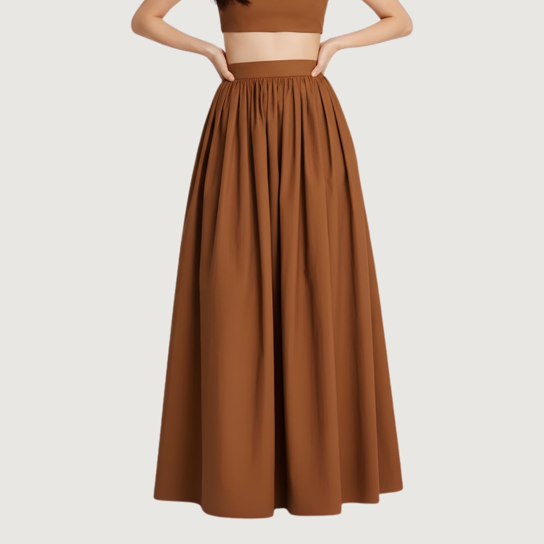 Falda Amplia Mocha Essence