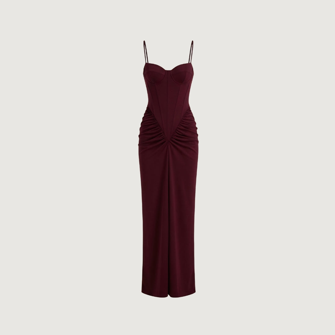 Crimson Hourglass Dress