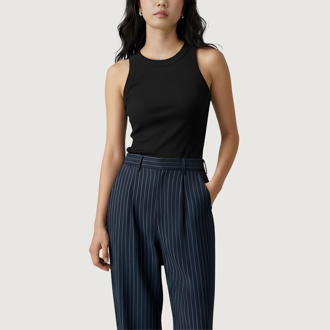 Summer Basic Elastic Tank Top